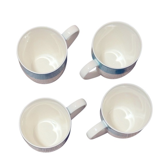 Kate Spade New York Rutherford Circle Turquoise Lenox 4 Piece Mug Set - Picture 4 of 7